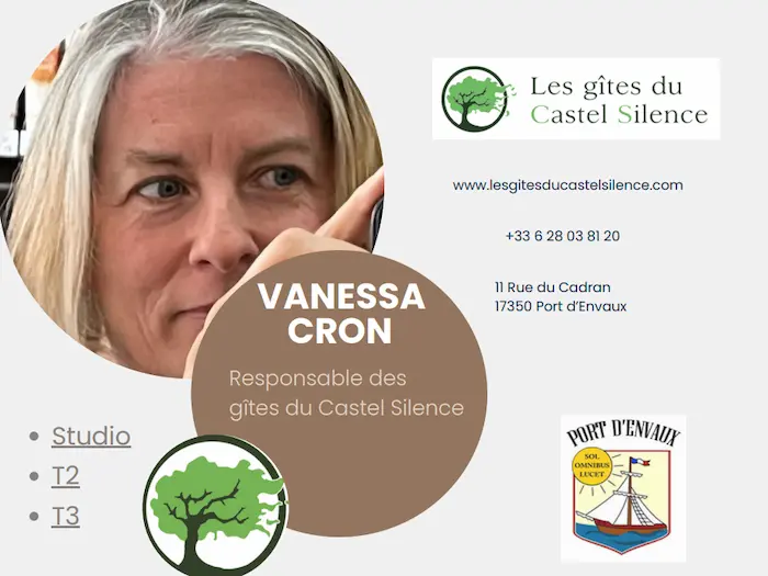 Fiche contact des gites du Castel Silence