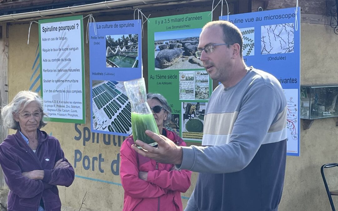 Visite de la ferme de spiruline de Port d'Envaux - Charente-Maritime